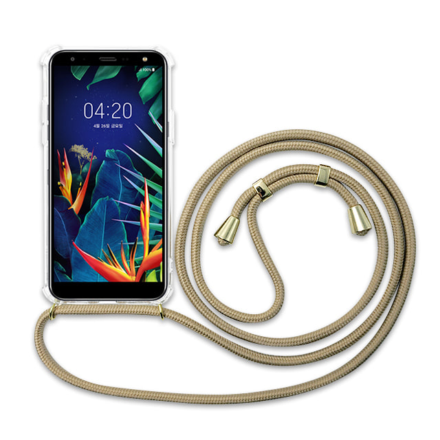 LG X4 2019 넥클리스 핸드폰 목걸이 케이스 끈 포함 X420